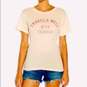 WILDFOX Travels well with Tequila graphic Keke Tee
